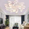 Living Room Study Modern Simple LED Flush Mount Acrylic Windmill Ceiling Light