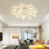 Living Room Study Modern Simple LED Flush Mount Acrylic Windmill Ceiling Light