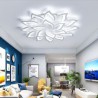 Living Room Office Modern Simple LED Flush Mount Acrylic Sunflower Shaped Ceiling Light