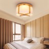 Simple Modern Glass Lamphade Ceiling Light Study Bedroom