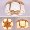 Simple Modern Glass Lamphade Ceiling Light Study Bedroom