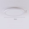 Nordic Round LED Flush Mount Super Thin Aluminum Roung Lamp Bedroom Lighting