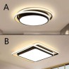 Living Room Bedroom Light Modern Simple LED Flush Mount Geometric Ceiling Light Square Frame Lamp