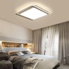 Living Room Bedroom Light Modern Simple LED Flush Mount Geometric Ceiling Light Square Frame Lamp