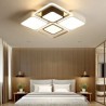 Creative Ultrabright Ceiling Light Living Room Bedroom Light Modern LED Flush Mount Geometric Lamp