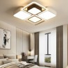 Creative Ultrabright Ceiling Light Living Room Bedroom Light Modern LED Flush Mount Geometric Lamp