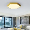 Living Room Bedroom Dining Room Light Contemporary Simple LED Flush Mount Hexagon Ceiling Light