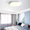 Living Room Bedroom Dining Room Light Contemporary Simple LED Flush Mount Hexagon Ceiling Light