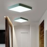 Energy Saving Ceiling Light Simlpe LED Flush Mount Thin Square Light Study Living Room Bedroom Light