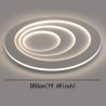 With Remote Control, Modern Round LED Flush Mount Circular Lamp Side Illuminating Ceiling Light Hallway Bedroom Light