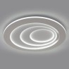 With Remote Control, Modern Round LED Flush Mount Circular Lamp Side Illuminating Ceiling Light Hallway Bedroom Light