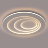 With Remote Control, Modern Round LED Flush Mount Circular Lamp Side Illuminating Ceiling Light Hallway Bedroom Light