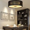 Living Room Bedroom Study Kid's Room Lighting Large Bamboo Flush Mount Creative Ceiling Light