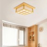 Modern Wooden Ceiling Light Balcony Aisle Lighting Simple LED Ceiling Light