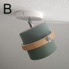 Aisle Ceiling Light with Round Macaron Spotlight (Single Light)