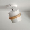 Aisle Ceiling Light with Round Macaron Spotlight (Single Light)