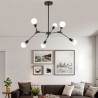 Nordic Simple Pendant Light Black/Golden Pendant Light Electroplating Y Shape Branch Pendant Light