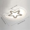 LED Flush Mount Light Bedroom Fixture Ultrathin Star Shape Kids Room Lighting