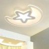 LED Flush Mount Light Bedroom Fixture Ultrathin Star Shape Kids Room Lighting