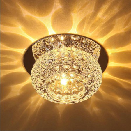 Crystal Ceiling Lamp Modern Flush Mount Lighting