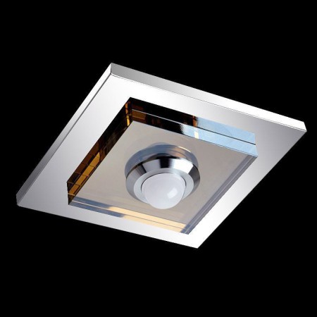 Flush Mounted 3W LED Amber Crystal Ceiling Light