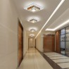 Flush Mounted 3W LED Amber Crystal Ceiling Light