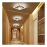 Flush Mounted 3W LED Amber Crystal Ceiling Light