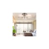 3 Light Acrylic Chandelier Modern Living (Chrome Finished)