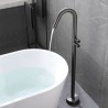 3 Colors Floor Mounted Bath Tub Faucet Free Standing Bath Mixer Tap