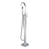 Floor Mounted Freestanding Bathtub Faucet with Hand Shower Tub Filler Faucet