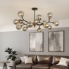 Living Room Dining Room Glass Globe Ball Chandelier Magic Bean Pendant Light