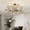 Living Room Dining Room Glass Globe Ball Chandelier Magic Bean Pendant Light