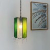 Handmade Glass Pendant Light Restaurant Bar Vintage Creative Colored Pendant Light