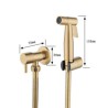 Stainless Steel Supercharged Bidet Faucet in Brushed Gold