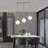 Kitchen Island Bedroom Living Room Glass Ball Light Fixture