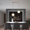 Kitchen Island Bedroom Living Room Glass Ball Light Fixture