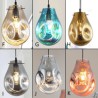 Soap Bubble Glass Ceiling Light Kitchen Island Lamp Colorful Pendant Light