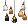 Teardrop Glass Shade Pendant Lamp Living Room Light