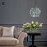 Petal Shape Lamp Dining Room Kids Room Bedside Lamp Nordic Creative Pendant Light Glass Home Lighting