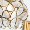 Petal Shape Lamp Dining Room Kids Room Bedside Lamp Nordic Creative Pendant Light Glass Home Lighting