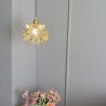 Petal Shape Lamp Dining Room Kids Room Hallway Lamp Nordic Creative Pendant Light Glass Home Lighting