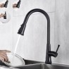 Optional Swivel Nozzle Kitchen Faucet Rotatable Three Functions Spray Head Tap Chrome/Black