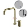 Brass Brushed Classic Shower Set Shower Faucet System