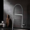 Creative Spring Kitchen Sink Tap Chrome Kitchen Faucet