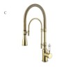 Excellent Dual-Mode Pull-Down Kitchen Faucet with High Arc