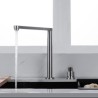 Kitchen Sink Faucet in Brushed Nickel with 360 Degree Swivel Spout