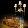 Luxurious Wall Sconce Crystal Drop Decoration Lamp Bedside Hallway Lighting European Wall Lamp