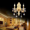 Luxurious Wall Sconce Crystal Drop Decoration Lamp Bedside Hallway Lighting European Wall Lamp