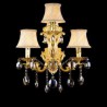 Luxurious Crystal Drop Wall Sconce Dining Room Hallway Lighting European Fashion Wall Lamp