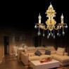 Luxurious Crystal Drop Wall Sconce Dining Room Hallway Lighting European Fashion Wall Lamp